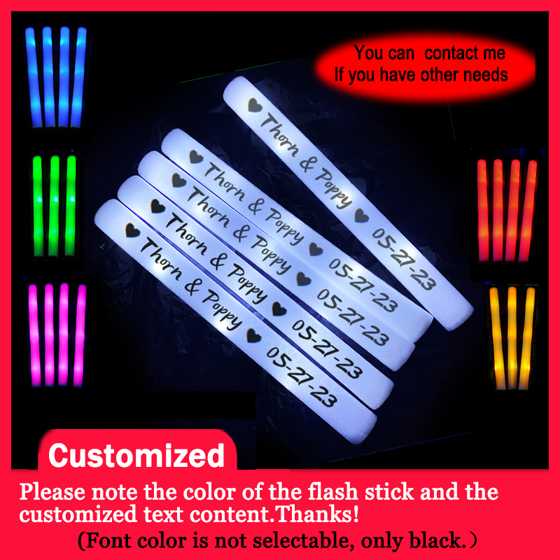 Wedding Supply Bulk - 20/30/40 szt. RGB LED Świecące Piankowe