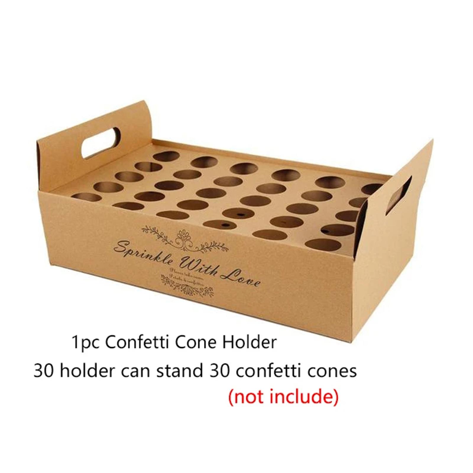 Papercraft Supply Confetti - Pudełko na konfetti w kształcie stożka,
