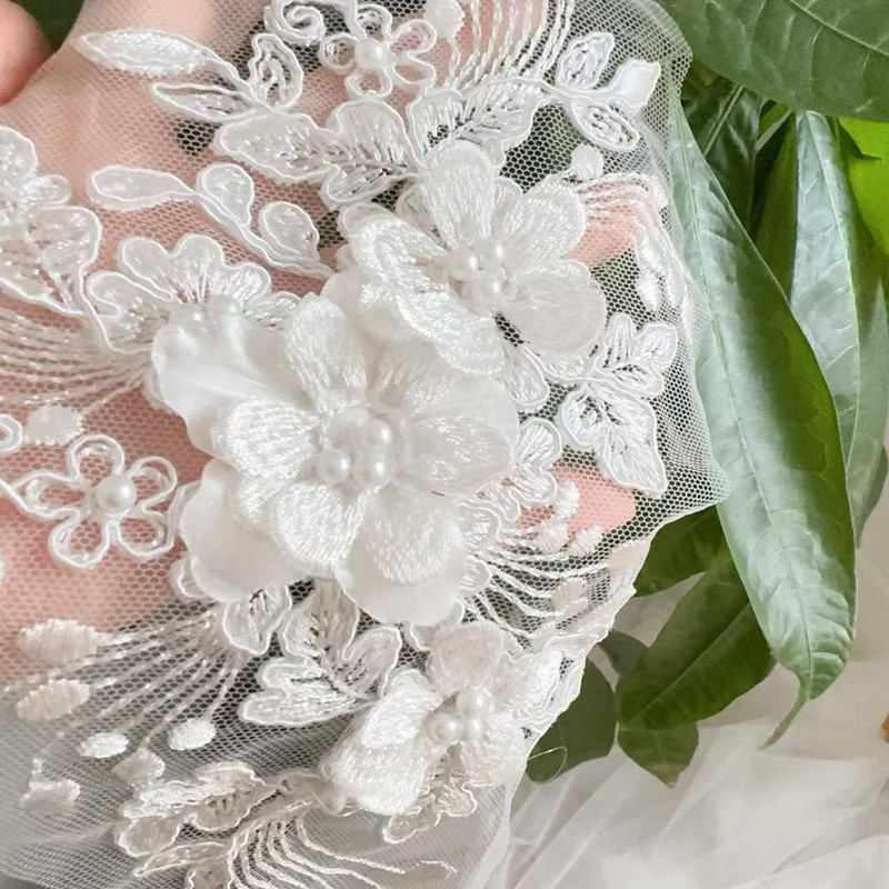 Wedding Dress Supply - 2 SZTUKI = 1 Para, Haftowany