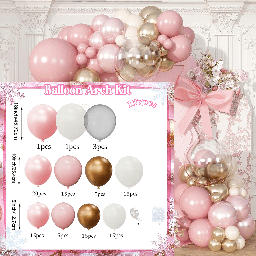 137 szt. Zestaw girlandy łukow – Wedding Day Supply Kit recenzja i cena