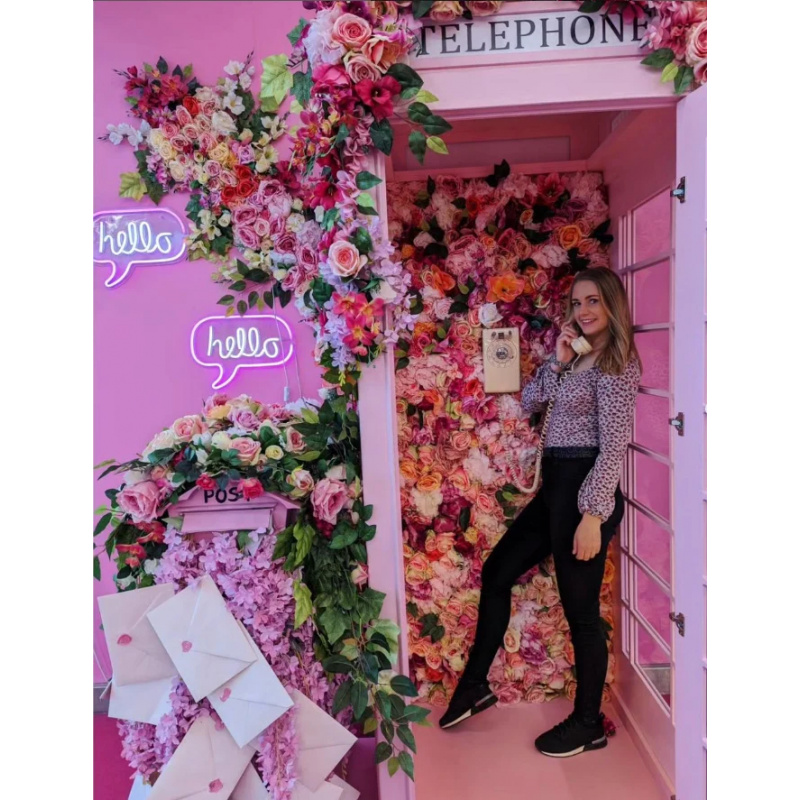 Różowa budka telefoniczna z de – Photo Booth Prop recenzja i cena