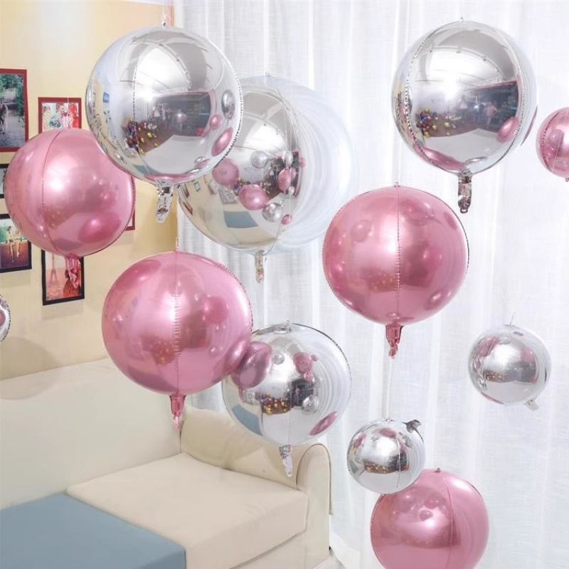 5 szt. balonów metalicznych 4D – Wedding Decor Supply Store recenzja i cena