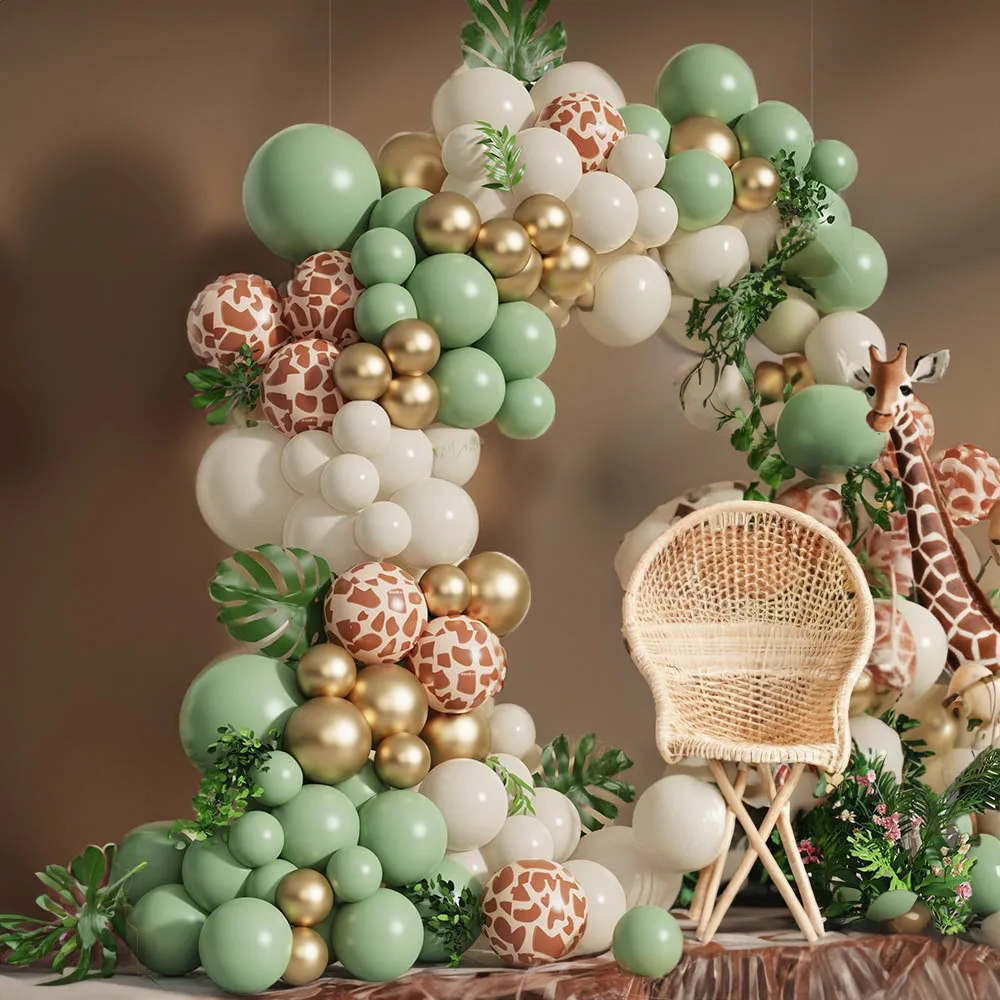 Jungle Safari Green Balloon Ga – Wedding Day Supply Kit recenzja i cena