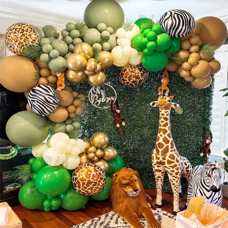 Jungle Safari Green Balloon Ga – Wedding Day Supply Kit recenzja i cena