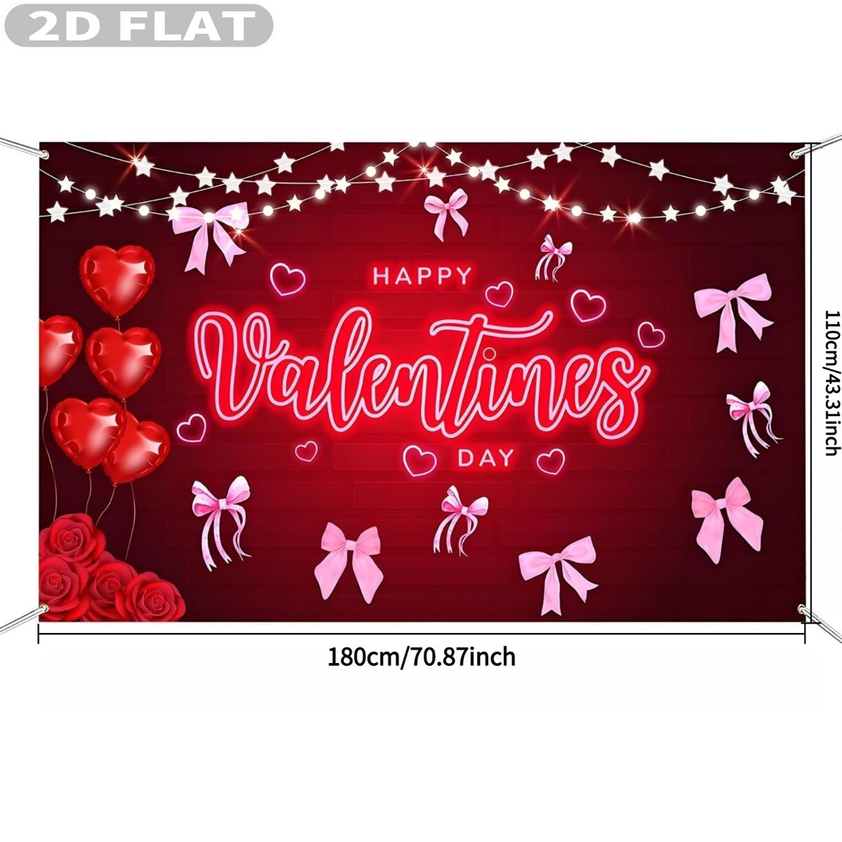 2D FLAT 1 szt. Baner rekwizyt  – Photo Booth Prop recenzja i cena