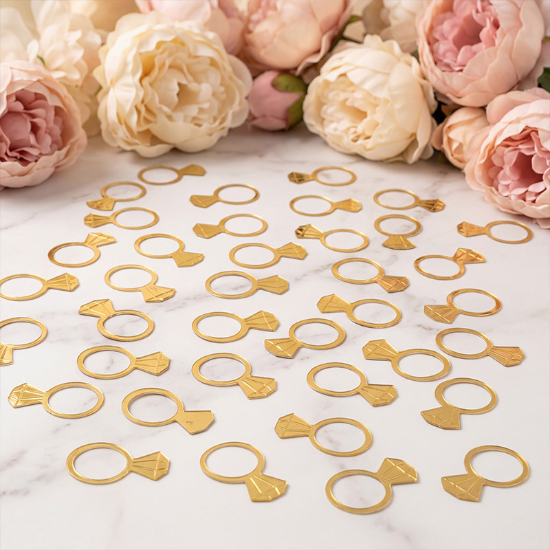 50 sztuk/worek Złote Diamentow – Papercraft Supply Confetti recenzja i cena