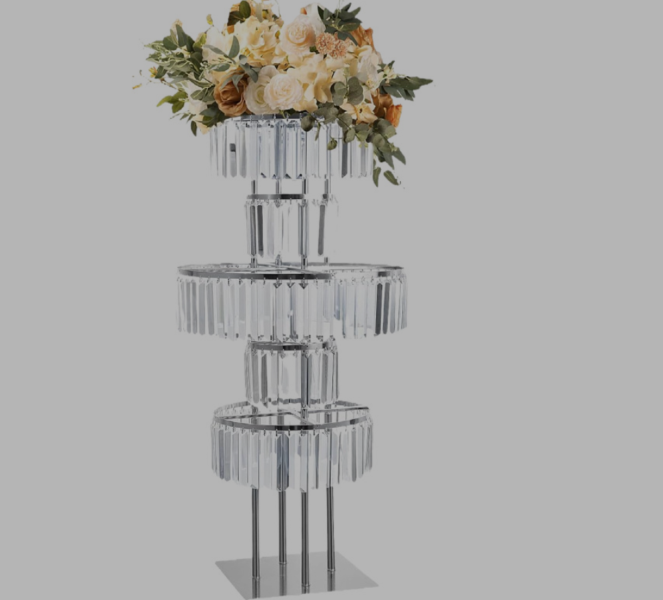 4 szt. Kryształowe stojaki na  – Wedding Decor Supply Store recenzja i cena